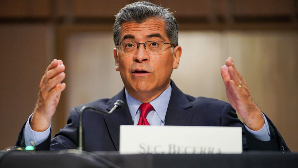 HHS Secretary Xavier Becerra